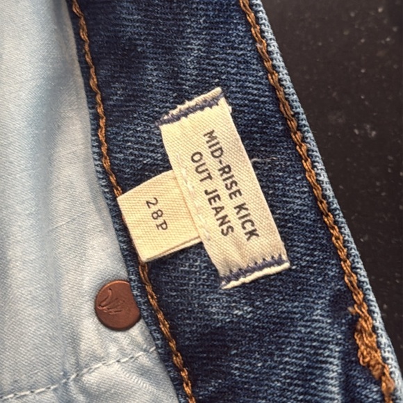 Madewell Petite Kick Out Jeans SZ 28P - Picture 3 of 9